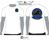 VFA-213 Blacklions Logo Back Squadron T-Shirt - USN Licensed Product