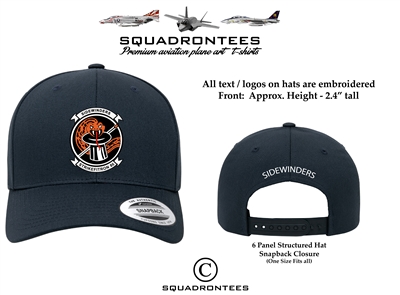 VFA-86 Sidwinders Embroidered Squadron Hat - USN Licensed Product