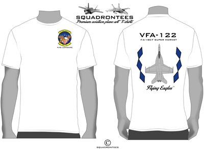 VFA-122 Flying Eagles F/A-18 Squadron T-Shirt D2 - USN Licensed Product