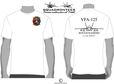 VFA-125 Rough Raiders F/A-18 Hornet Squadron T-Shirt D2 - USN Licensed Product