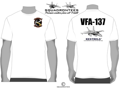 VFA-137 Kestrels F/A-18 Squadron T-Shirt D3 - USN Licensed Product