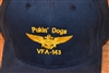 VFA-143 Pukin Dogs Wings Squadron Hat - Blue