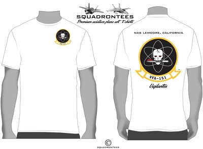 VFA-151 Vigilantes Logo Back Squadron T-Shirt - USN Licensed Product