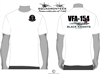 VFA-154 Black Knights F/A-18F Squadron T-Shirt D1 - USN Licensed Product