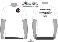 VFC-12 Fighting Omars F/A-18 Hornet Squadron T-Shirt D1 - USN Licensed Product