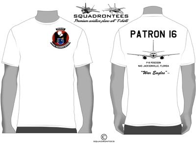 VP-16 War Eagles P-8 Squadron T-Shirt, USN Licensed Product