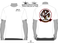 VP-17 White Lightnings Logo Back Squadron T-Shirt - USN Licensed Product