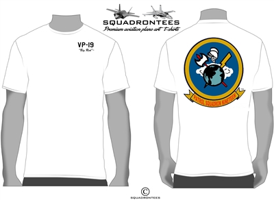 VP-19 Big Red Logo Back Squadron T-Shirt - USN Licensed Product