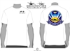 VP-31 Black Lightnings Logo Back Squadron T-Shirt D2 - USN Licensed Product