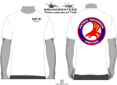 VUP-19 Big Red Logo Back Squadron T-Shirt - USN Licensed Product