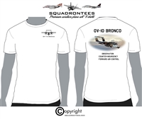 OV-10 Bronco - Premium Plane Art Squadron T-Shirt