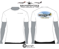 P-51 Mustang - Premium Plane Art Squadron T-Shirt D-3