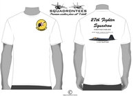 27th Fighter Squadron F-22  Squadron T-Shirt D2 - USAF Licensed Product