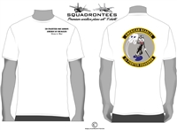 2D Fighter Squadron Logo Back Squadron T-Shirt, USAF Licensed Product
