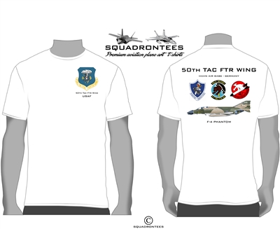 50th Tactical Fighter Wing Squadron T-Shirt D1 - USAF Licensed Product