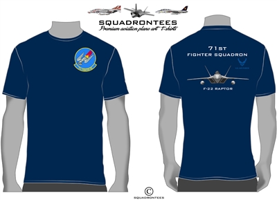 71st Fighter Squadron T-Shirt D5, USAF Licensed Product