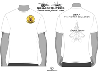 7th Fighter Squadron F-22 Raptor Squadron T-Shirt, USAF Licensed Product