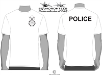 USAF Security Badge Police Back T-Shirt, USAF Licensed Product