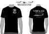 VMFA-122 Flying Leathernecks Squadron T-Shirt D5, USMC Licensed Product