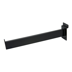 12 in. Rect Arm Slatwall Faceouts