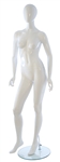 Female Mannequins: Arms Bent, Waist Turned, Leg Forward, Oval Head