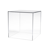 12 x 12 x 12 in. 5 Sided Acrylic Display Cubes
