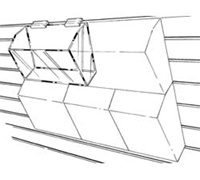 Acrylic Modular Dump Bins - Slatwall