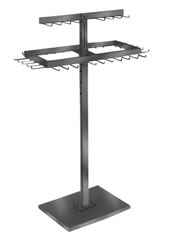 2-Tier Rect Tube Belt Racks