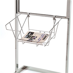 Wire Literature Basket for Bulletin Sign Holder