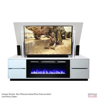 Modern Alto Fireplace TV Lift Cabinet