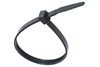 7" Cable Tie Black UV Resistant - 100 Pack