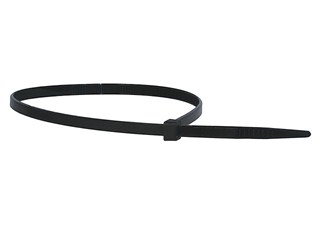 14" Heavy Duty Cable Tie Black UV Resistant - 100 Pack