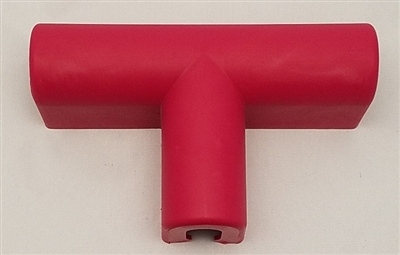 Heavy duty 3 point buss bar cover. Red.