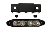 Heavy duty 7 point busbar. Black.