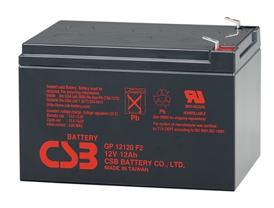 CSB 12V 12Ah SLA Battery