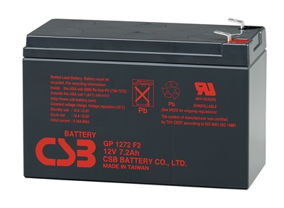 CSB 12V 7.2Ah SLA Battery