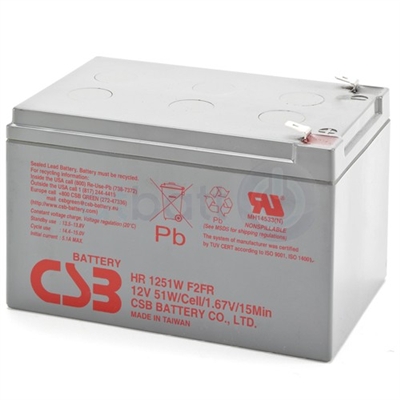 CSB 12V 51W SLA Battery 13.5Ah