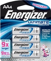 Energizer Ultimate Lithium AA 4pk