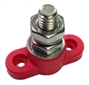 Single Post Junction Block Small Base 3/8" - Red