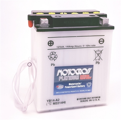 Motocross YB14-A2 Motorcycle Battery