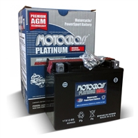Motocross YTX12-BS Maintenance Free Motorcycle Battery