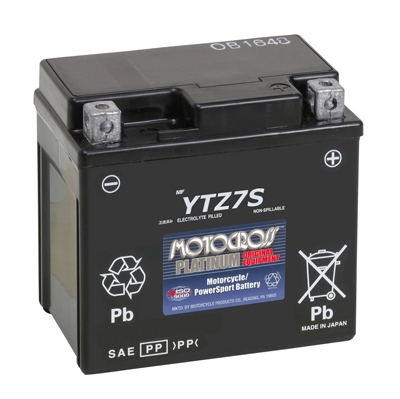 Motocross YTZ7S Maintenance Free Motorcycle Battery