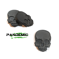 Pandemic Jeep JK Tailgate Plugs -SKULL - Pair