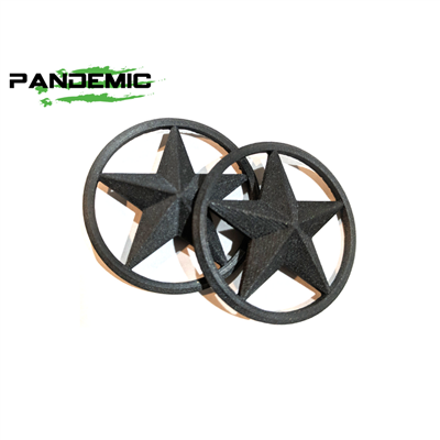 Pandemic Jeep JK Tailgate Plugs - Stars - Pair