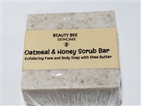 Beauty Bee Oatmeal & Honey Scrub Bar