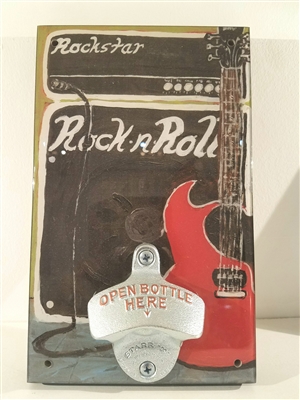 Rock and Roll Novelty Bottle Opener