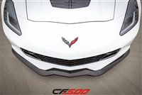 CF500 2015-2016 Corvette Z06 Carbon Fiber Front Lip Spoiler