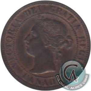 1888 Canada 1-cent Almost Uncirculated (AU-50)
