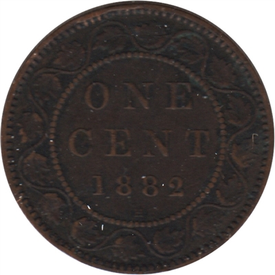 1882H Obv. 2 Canada 1-cent Fine (F-12)