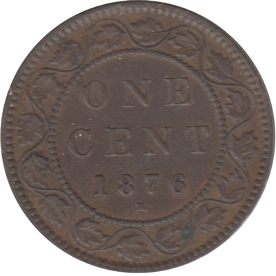 1876H Canada 1-cent Very Fine (VF-20)